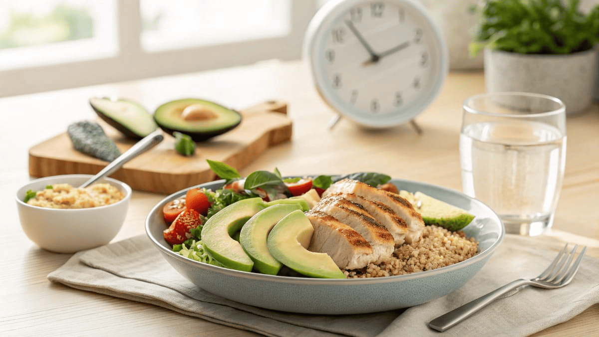 Fit And Healthy Person Enjoying A Well Balanced M