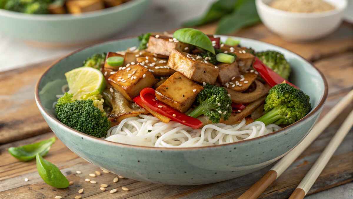 Best Oyster Mushroom Noodle Stir-Fry