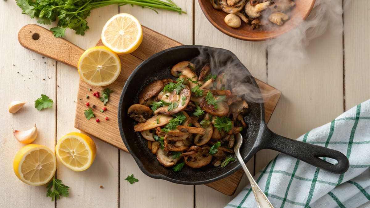Easy Pan-Fried Oyster Mushrooms
